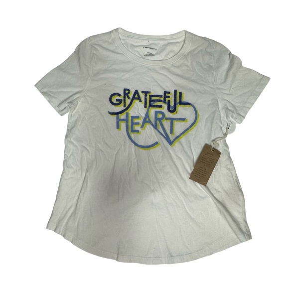 ANTHROPOLOGIE NWT Grateful Heart Graphic Tee xs - Picture 4 of 11